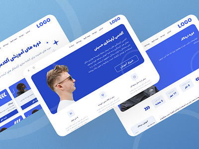 Haircut Academy website branding graphic design ui ux