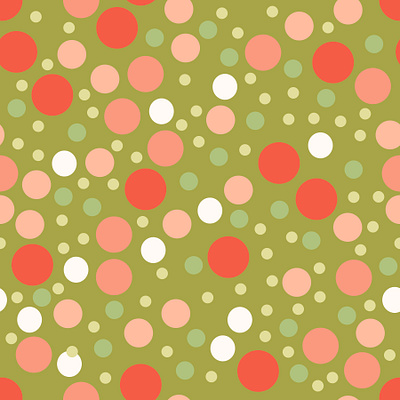 Multi color polka dots seamless repeat pattern art work design dots graphic design illustration pattern polka dots seamless pattern vector