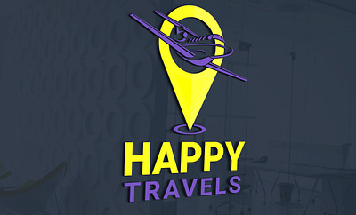 Happy Travels branding graphic design logo