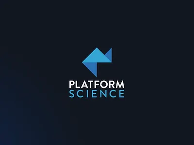 Platfom Science Logo Animations after effects animation blue branding dark mode design logo logo animation motion design motion graphics render