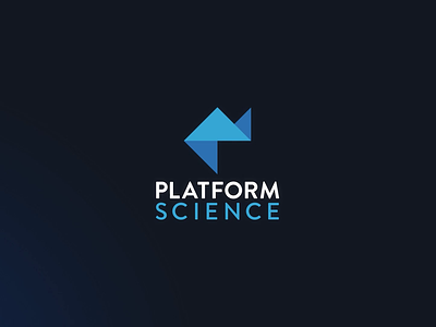 Platfom Science Logo Animations after effects animation blue branding dark mode design logo logo animation motion design motion graphics render