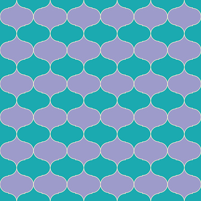 Ogee Seamless Repeat Pattern in Cool Colors art work design graphic design illustration ogee pattern seamless pattern vector
