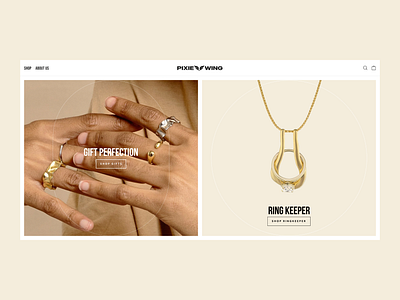 Pixie Wing branding brandmark decorations jewelry logo logoinspiration website брендинг логотип украшения