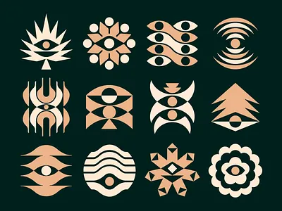 Eye iconography - for sale dune egyptian emblem eye flower foresight forest hieroglyphics icon iconography leaf logo nature prophesy sand sigil signal symbol tree vision