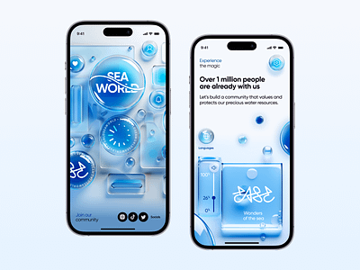 Sea World - Mobile App Concept uitips