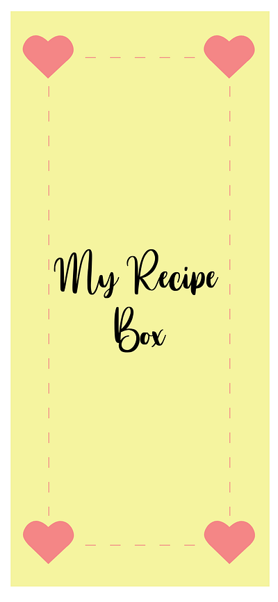 'My Recipe Box' App Design adobe xd app app design design ux