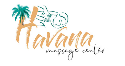 Havana Massage Center - Logo Design brand brand identity branding catering logo designs graphic design logo logo design logo maker logos