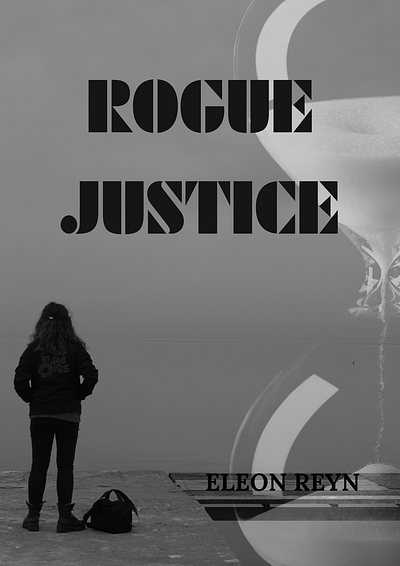 Rogue Justice Action Book Cover book cover branding graphic design ui