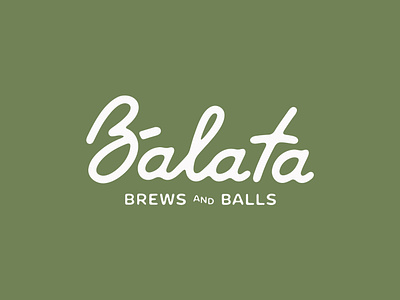Balata Golf branding custom typography design graphic design logo logo design outdoors brand script typography typography typography logo word mark