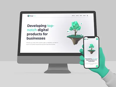 StageTree code house figma redesign tech ui ux website