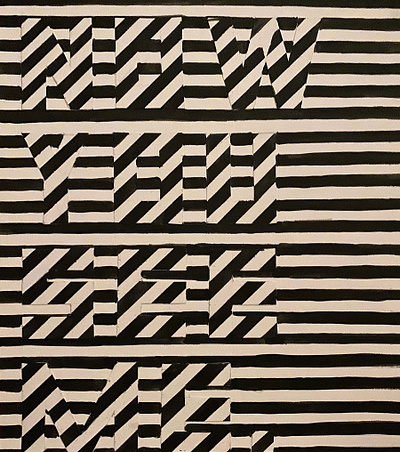 Now You See Me. graphic design op art