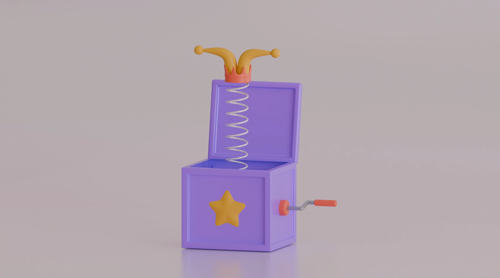 Jack in The Box Suprise 3D Animation 3d 3d art 3d blender animation blender branding design gift graphic design illustration jack jack in the box suprise logo motion graphics ui ux