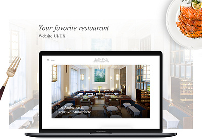 Epicurean Elegance: Restaurant Landing Page landingpage restaurant ui uiux web design website