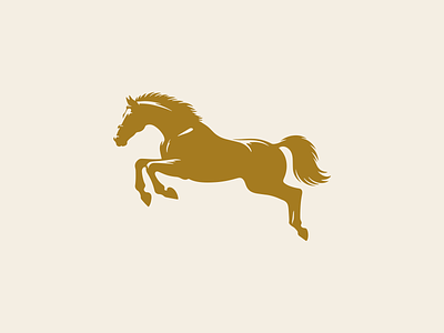 Horse v3 animal brand branding horse hunter identity illustration jump logo rider