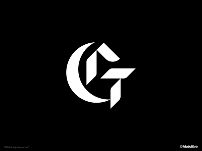 monogram letter G logo exploration .005 brand branding design digital geometric graphic design icon letter g logo marks minimal modern logo monochrome monogram negative space