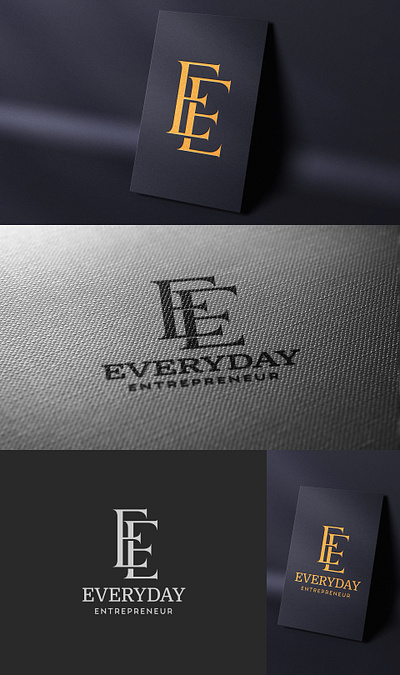 Everyday Entrepreneur 3d animation best bold branding classic clean creative graphic design logo minimal morden simple strong ui unique