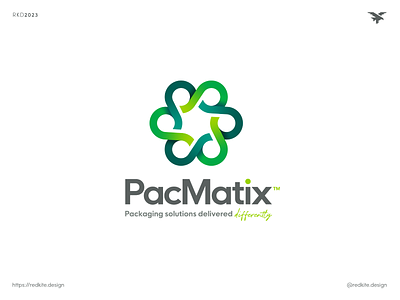 Final Logo and Branding for PacMatix 3d brand identity brand identity design brand identity designer branding branding design combination logo design interlinking design logo logodesign