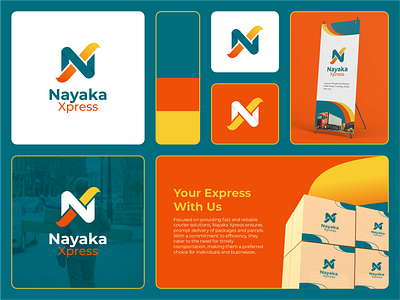 Nayaka Xpress Brand Identity branddesign brandidentity branding design graphic design logo logodesign