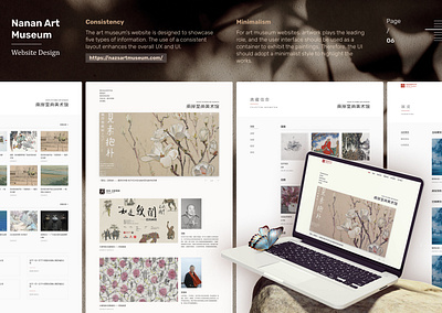 Art museum website design art museum ui website