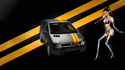 Renault's TwingoNet car design graphic design renault twingo ui web design webpage