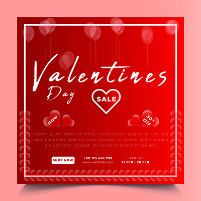 Valentine's Day Social Media Post ads advertising branding couple design gift graphic design graphics illustration instagram post love sale social media post t shirt ui valentines valentines day