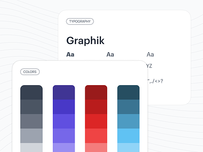 Typography and Palette for Drivetrain, Inc b2b design fintech minimal product design saas ui ux