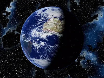 Rotating Earth 3d animation branding graphic design logo motion graphics ui