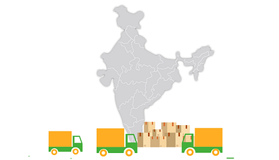 Delivery Concept India animation branding graphic design logo motion graphics