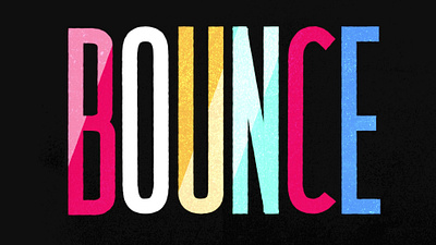 TYPOGRAPHY ▌BOUNCE ▌ANIMATION 2d animation bounce illustration logo stylish text typography ui ux