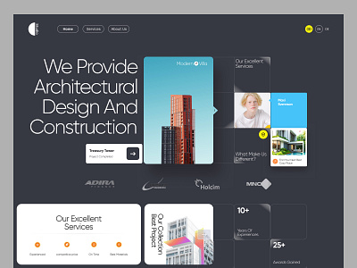 Studio Website design interface product service startup ui ux web website