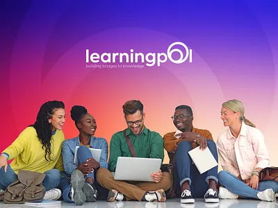 Learning Pool Logo Branding animation app app design branding codiant design graphic design illustration learning logo logo design mobile app typography ui ui ux ux vector