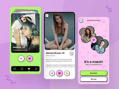Dating Mobile App Design app dating dating app design ios mobile app mobile app design uiux
