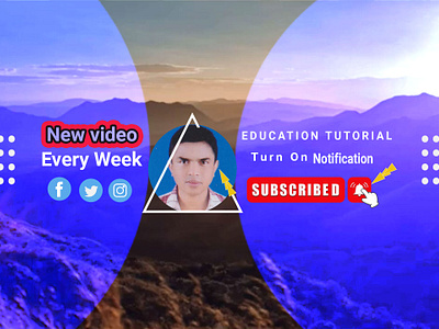 YouTube Banner design adobe illustrator adobe photoshop art design banner design banner or art design design logo youtube youtube banner youtube banner art