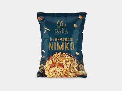 Nimko Packaging Design branddesign brandidentity creativepackaging designcommunity dribbbledesign fooddesign nimko packaginginspiration savorydelights snackpackaging typography visualidentity