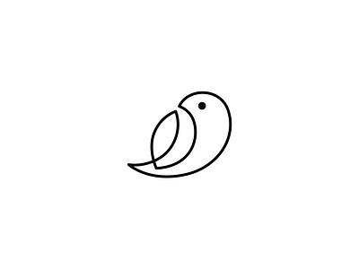 Eco bird bird brand branding design elegant graphic design illustration leaf line linear logo logotype mark minimalism minimalistic modern sign