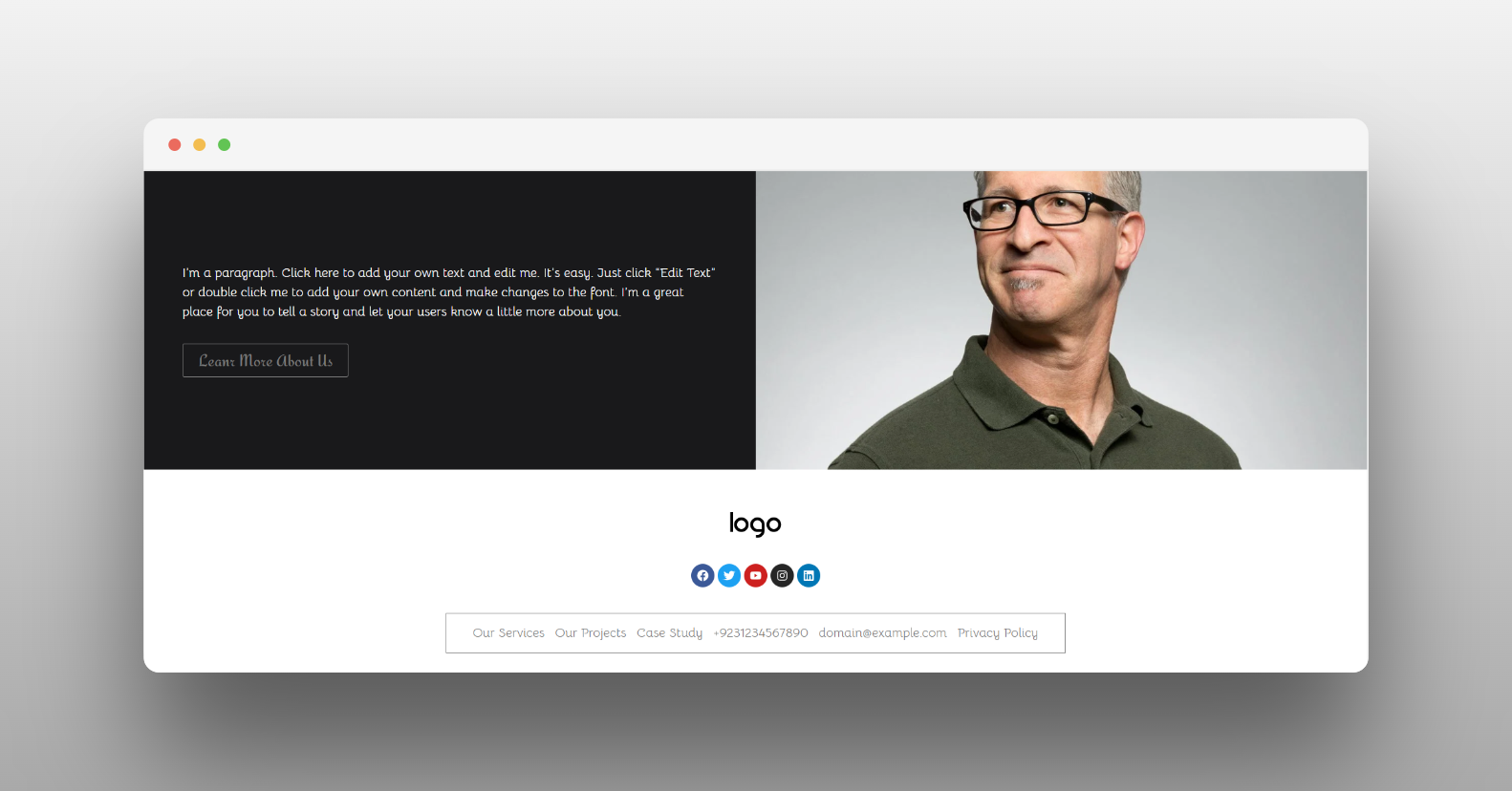 Free 55th CTA Elementor Footer branding elementor elementor footer footer mc design mc footer mc starter mc template mcfooter template ui ux web design