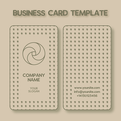 Business Card Template branding business businesscard design graphic design illustration logo vector