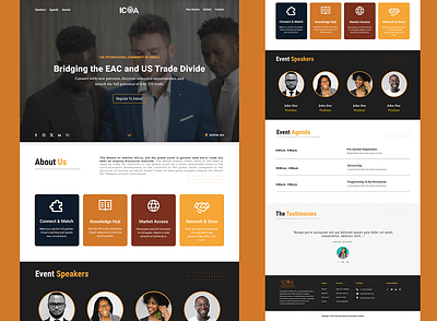 ICOA Website Design figma uiux uxuidesign webdesign
