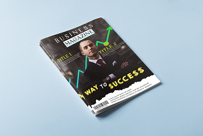 Mockup Design | Business Magazine Cover page branding business cover page front page design magazine portfolio