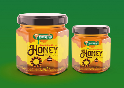 Honey Packaging Design brand identity branding creative design agency fmcg packaging food packaging design graphic design honey honey jar honey label design honey packaging design jar label design label design logo design packaging design packaging design agency premium honey packaging