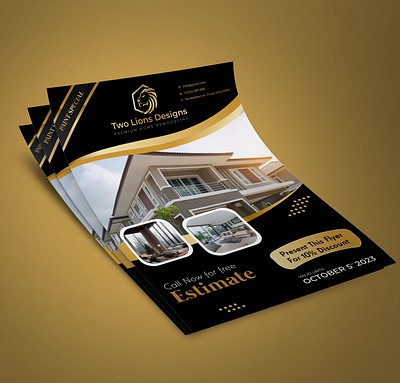 Flyer design for home remodeling service ads design advertising design brochure design custom ads custom design flyer desing flyers premium design social media flyer