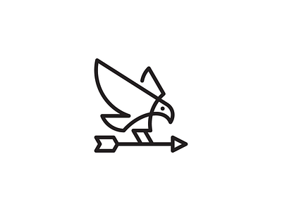 Eagle Logo arrow branding eagle identity logo minimalist modern simple