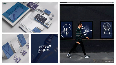 Escape Room · Brand Identity brand brandactivation brandidentity branding design graphic design logo logo design logotype mark visual identity