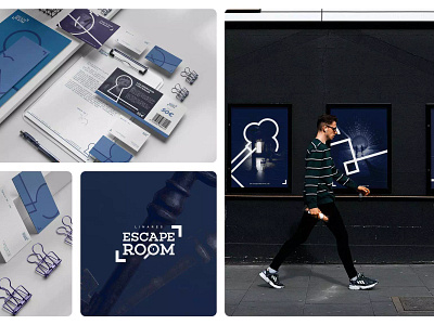 Escape Room · Brand Identity brand brandactivation brandidentity branding design graphic design logo logo design logotype mark visual identity