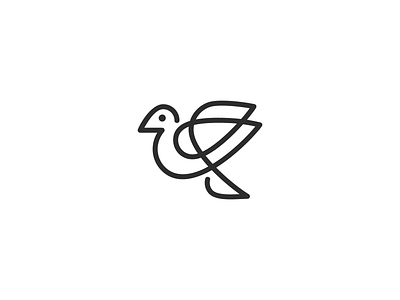 Bird Logo bird branding identity logo minimalist modern simple