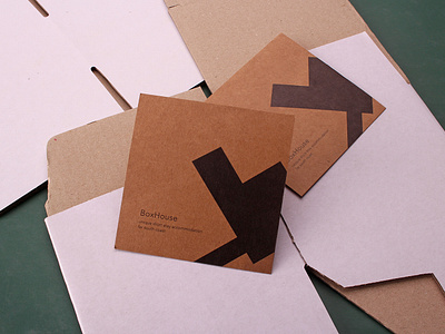 Box House Product Card SG branding business cards cards custom cards design kraft cards logo