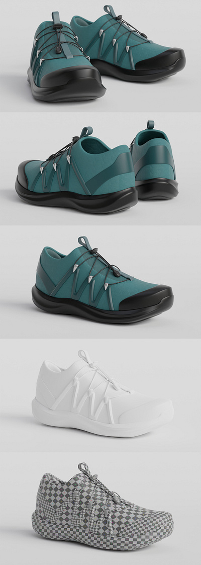 Shoes Modeling 3d blender light modelign reander shoes