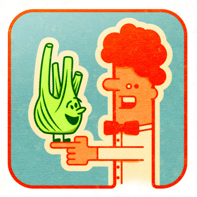 Fennel Guy character illustration illustrator