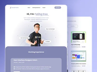 JacobPorto - Personal Portfolio designcommunity