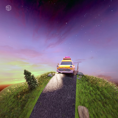 The Road Untraveled - 3D animation 3d 3d animation 3d car 3d environment cars